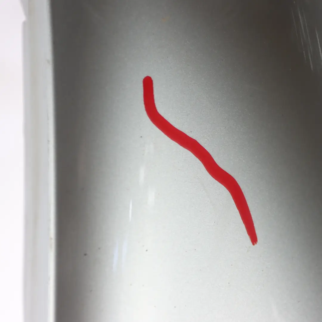 Complete Rear Bumper Trim Panel Sparkling Silver Metallic - A60 to Mini Clubman R55 with Part number 7264348 Mini Clubman R55 Complete Rear Bumper Trim Panel Sparkling Silver Metallic - A60 - SKU 7264348-SS - Part number 7264348