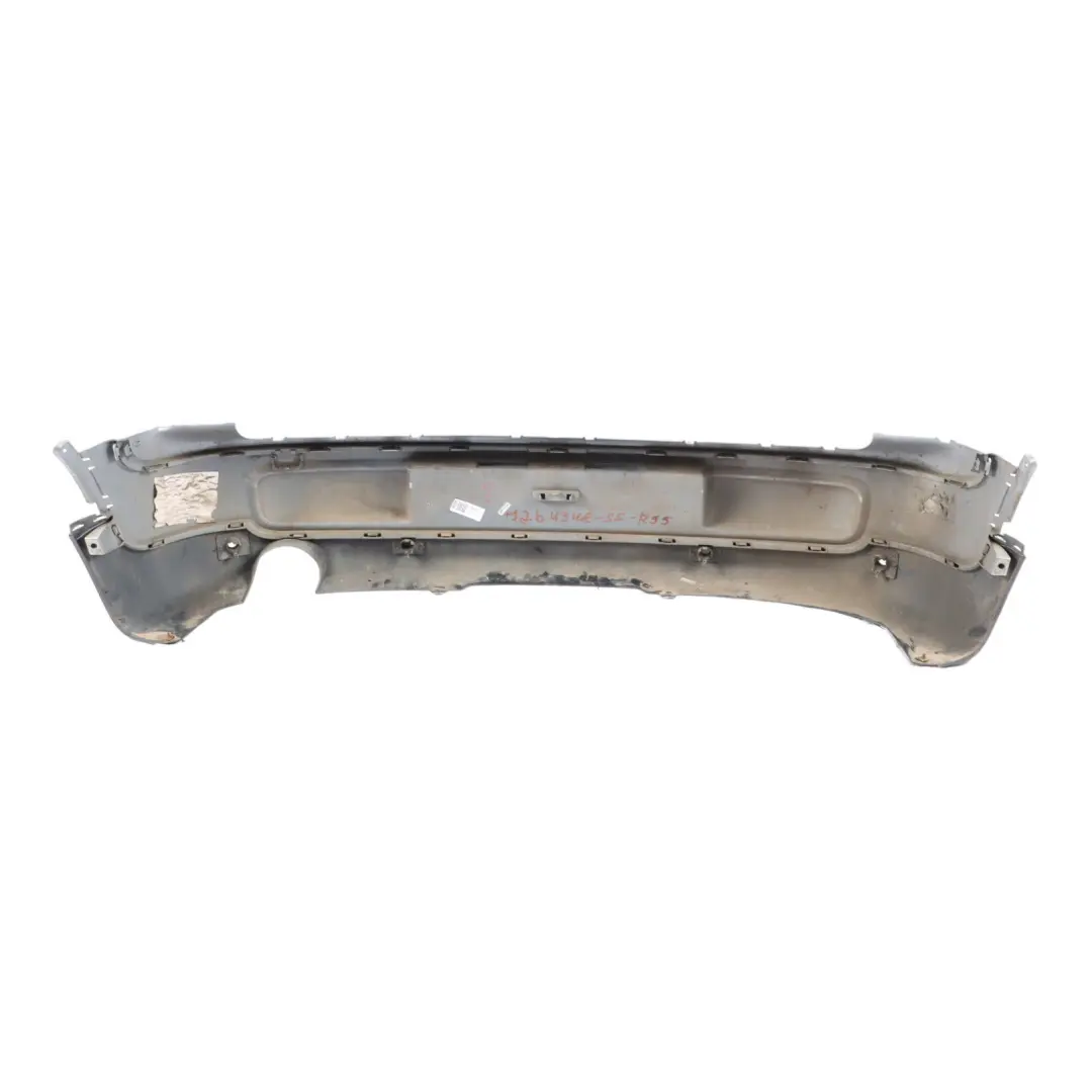 Stoßstange Hinten Verkleidung Sparkling Silver Metallic A60 für Mini Clubman R55 mit Teilenummer 7264348 Mini Clubman R55 Stoßstange Hinten Verkleidung Sparkling Silver Metallic A60 - SKU 7264348-SS - Teilenummer 7264348