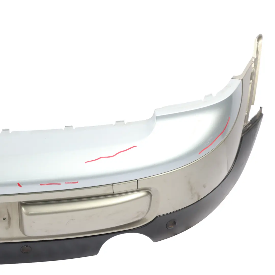 Mini Clubman R55 Complete Rear Bumper Trim Panel Sparkling Silver Metallic - A60 - SKU 7264348-SS - Part number 7264348