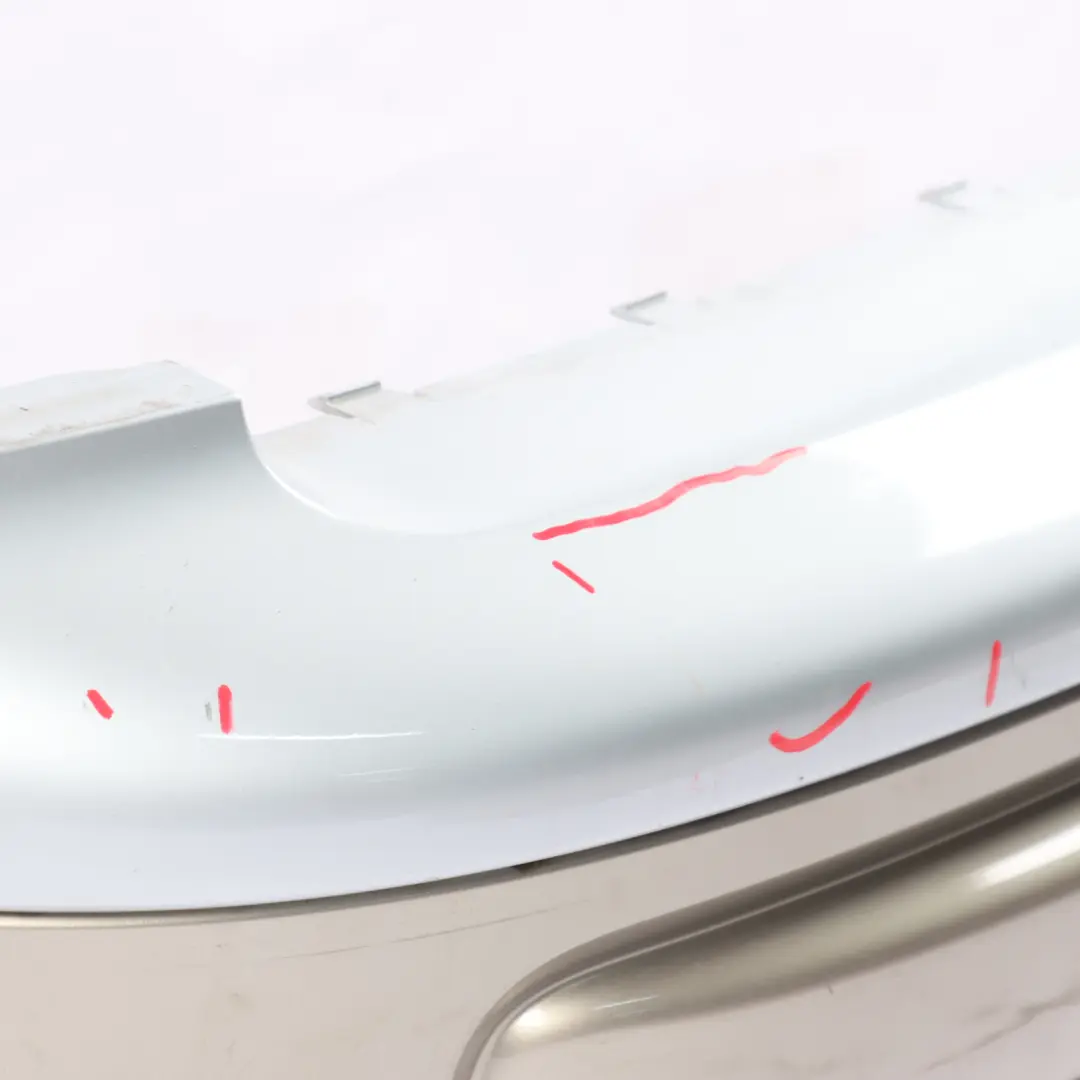 Mini Clubman R55 Complete Rear Bumper Trim Panel Sparkling Silver Metallic - A60 - SKU 7264348-SS - Part number 7264348