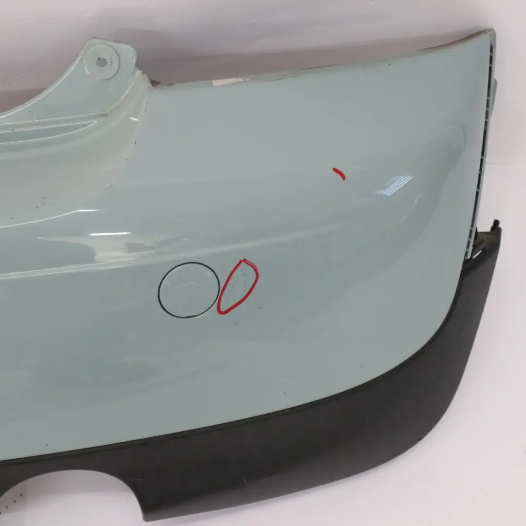 Mini R56 LCI Rear Bumper Trim Panel Covering R57 LCI R58 Ice Blue - B28 - SKU 7264356-ICE - Part number 7264356