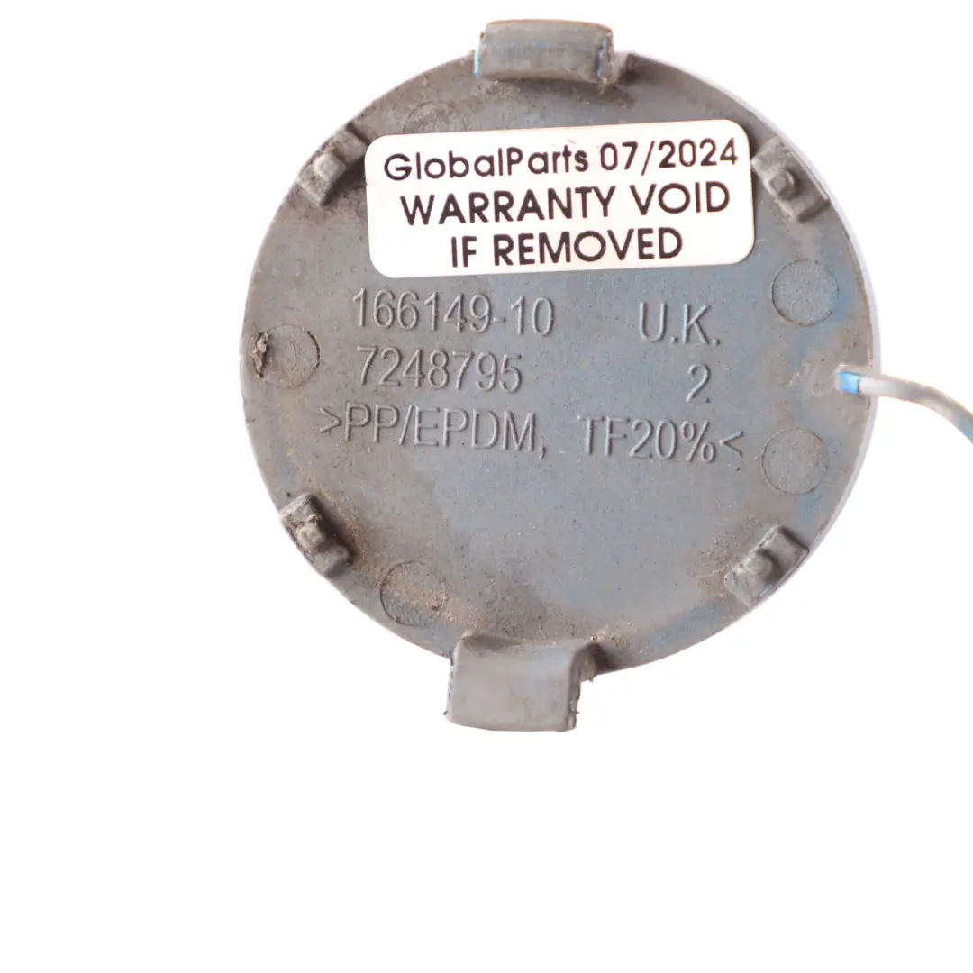 Bumper Towing Lug Eye Cover Cap Trim Right O/S Laser Blue A59 to Mini R56 LCI Rear with Part number 7264357 Mini R56 LCI Rear Bumper Towing Lug Eye Cover Cap Trim Right O/S Laser Blue A59 - SKU 7264357-LAB - Part number 7264357