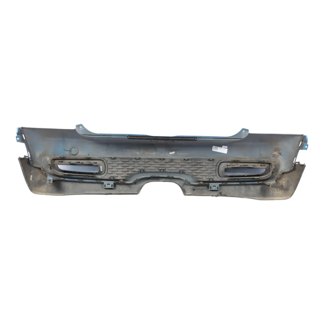 Mini Cooper S R56 R57 LCI Rear Bumper Trim Laser Blue Metallic - A59 - SKU 7264358-LAB - Part number 7264358