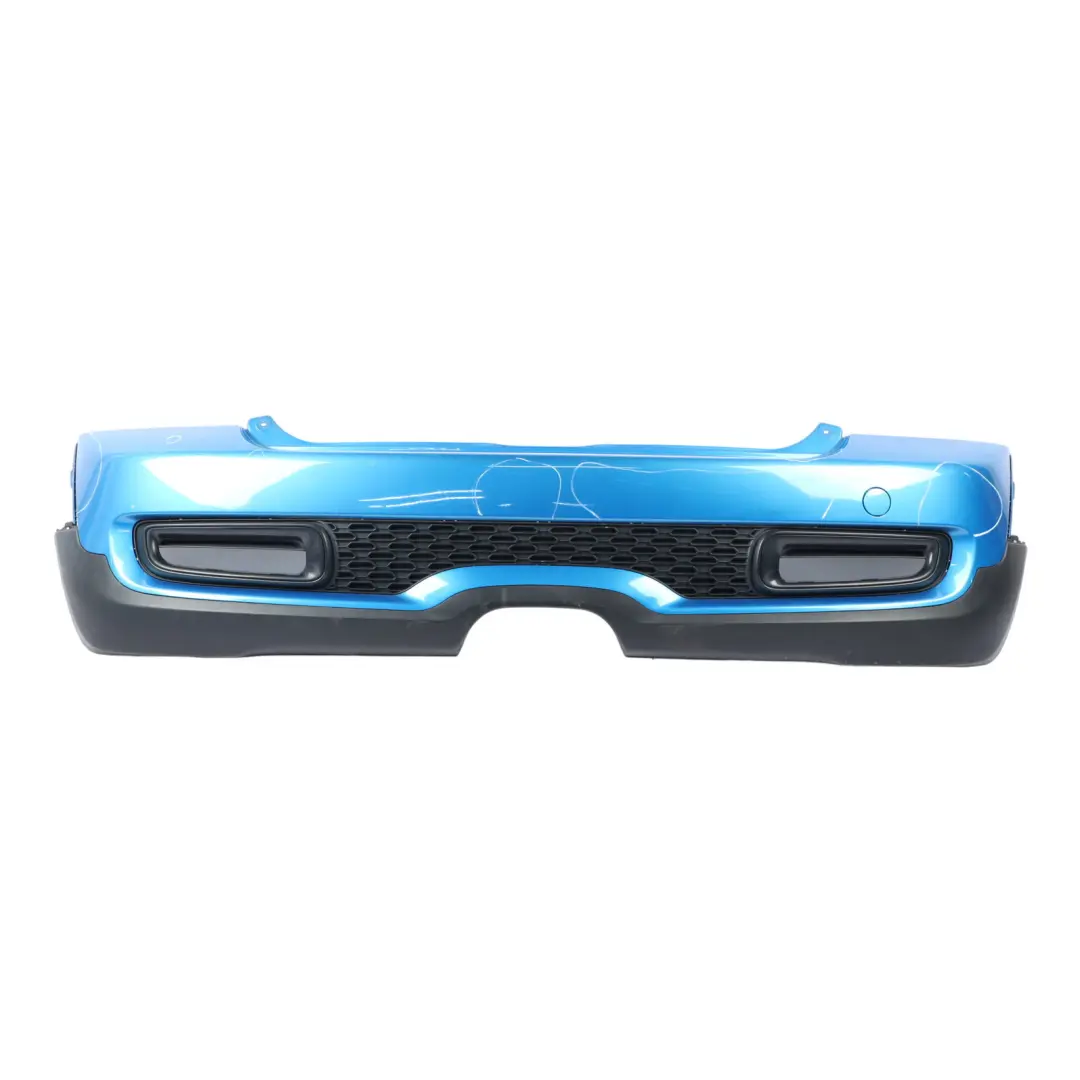 Mini Cooper S R56 R57 LCI Rear Bumper Trim Laser Blue Metallic - A59 - SKU 7264358-LAB - Part number 7264358