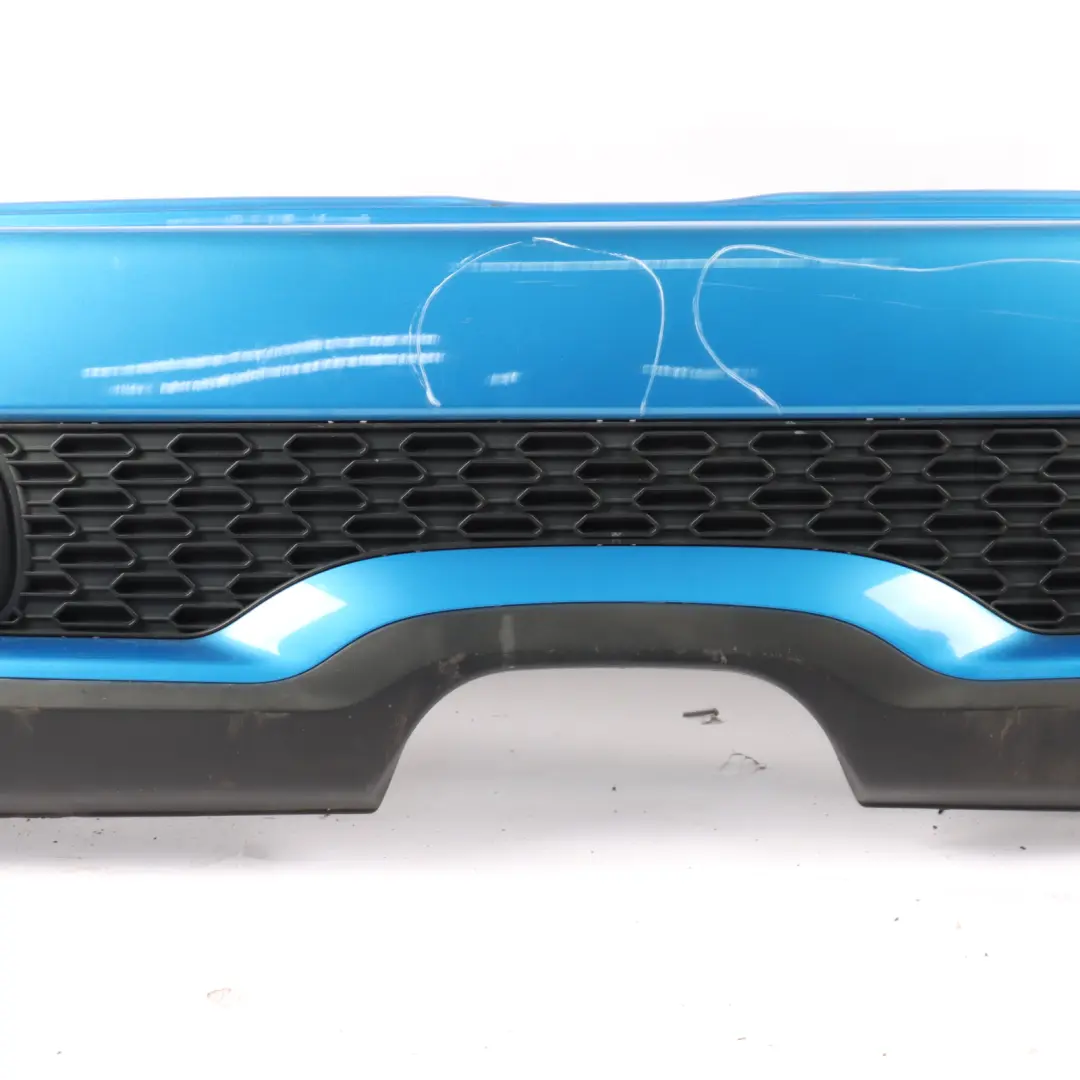 Bumper Trim Laser Blue Metallic - A59 to Mini Cooper S R56 R57 LCI Rear with Part number 7264358 Mini Cooper S R56 R57 LCI Rear Bumper Trim Laser Blue Metallic - A59 - SKU 7264358-LAB - Part number 7264358