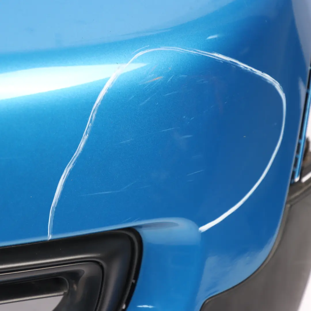 Bumper Trim Laser Blue Metallic - A59 to Mini Cooper S R56 R57 LCI Rear with Part number 7264358 Mini Cooper S R56 R57 LCI Rear Bumper Trim Laser Blue Metallic - A59 - SKU 7264358-LAB - Part number 7264358