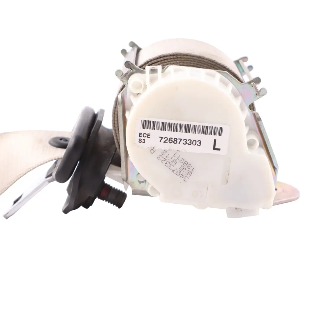 Upper Seat Belt Rear Left N/S Seatbelt Elfen Bein to BMW F12 with Part number 7268733 BMW F12 Upper Seat Belt Rear Left N/S Seatbelt Elfen Bein - SKU 7268733 - Part number 7268733