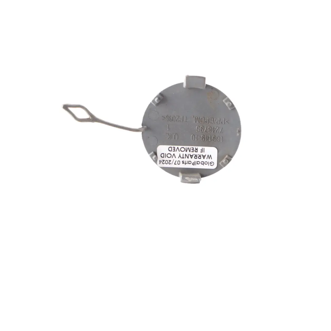 Mini R55 R56 R57 R58 Front Bumper Flap Towing Eye Sparkling Silver - A60 - SKU 7268745-SS - Part number 7268745