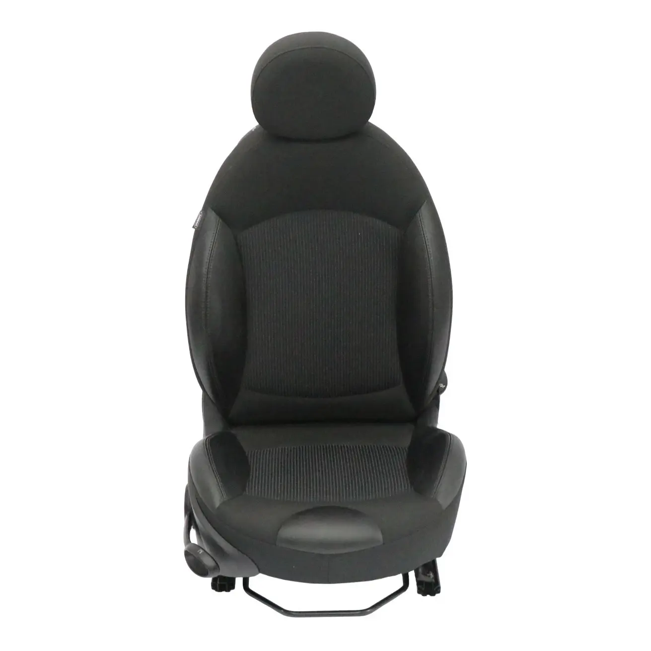 Sedile anteriore MINI R56 LCI Sport riscaldato in stoffa nera pelle Ray Right