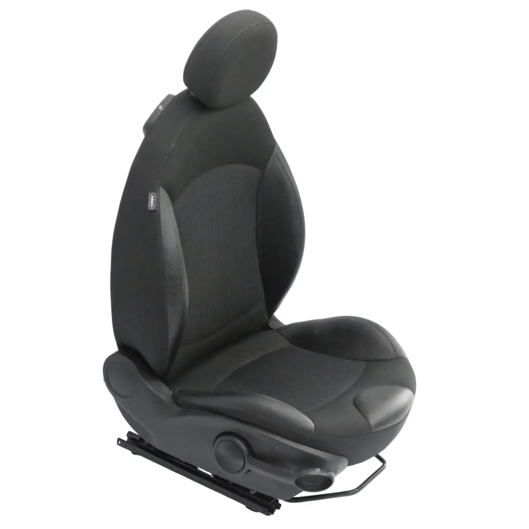 Asiento Delantero MINI R56 LCI Sport Calefactable Tela Negra Cuero Ray Derecho para con número de pieza 7270196 Asiento Delantero MINI R56 LCI Sport Calefactable Tela Negra Cuero Ray Derecho - SKU 7270196-2 - Número de pieza 7270196