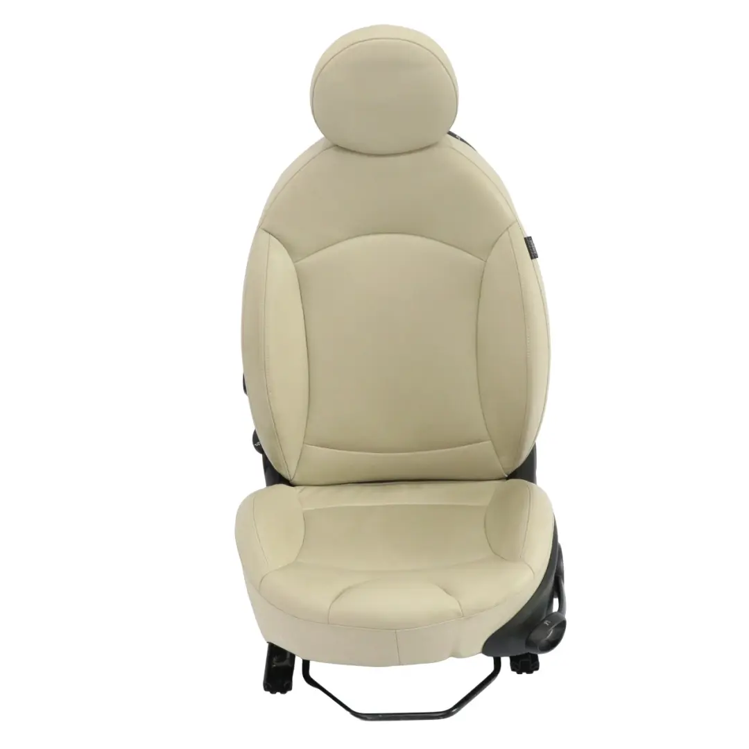 Sedile anteriore sinistro riscaldato Sport in pelle Polar Beige per Mini R55 R56 LCI con numero di parte 7270205 Mini R55 R56 LCI Sedile anteriore sinistro riscaldato Sport in pelle Polar Beige - SKU 7270205-1 - Numero di parte 7270205