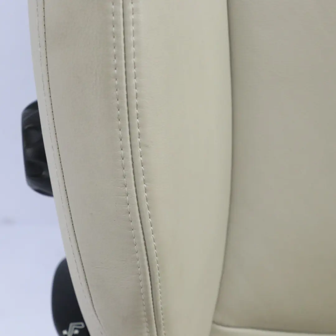 Heated Front Left N/S Sport Seat Leather Polar Beige to Mini Cooper R55 R56 LCI with Part number 7270205 Mini Cooper R55 R56 LCI Heated Front Left N/S Sport Seat Leather Polar Beige - SKU 7270205-1 - Part number 7270205