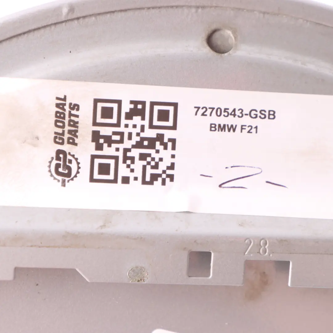 Couvercle remplissage réservoir Argent Glacier Métallique A83 pour BMW F21 à propos du numéro de pièce 7270543 BMW F21 Couvercle remplissage réservoir Argent Glacier Métallique A83 - SKU 7270543-GSB - Numéro de pièce 7270543