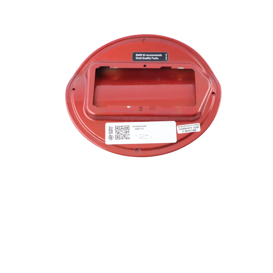 Cap BMW F20 LCI Fuel Filler Fill-In Flap Cover Sunset Orange Metallic - C1X to Fuel with Part number 7270765 Fuel Cap BMW F20 LCI Fuel Filler Fill-In Flap Cover Sunset Orange Metallic - C1X - SKU 7270765-SOR - Part number 7270765
