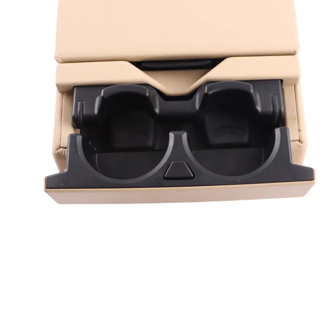 Armrest BMW F10 F11 Seat Centre Trim Cover Panel Veneto Beige to Rear with Part number 7278003 Rear Armrest BMW F10 F11 Seat Centre Trim Cover Panel Veneto Beige - SKU 7278003 - Part number 7278003