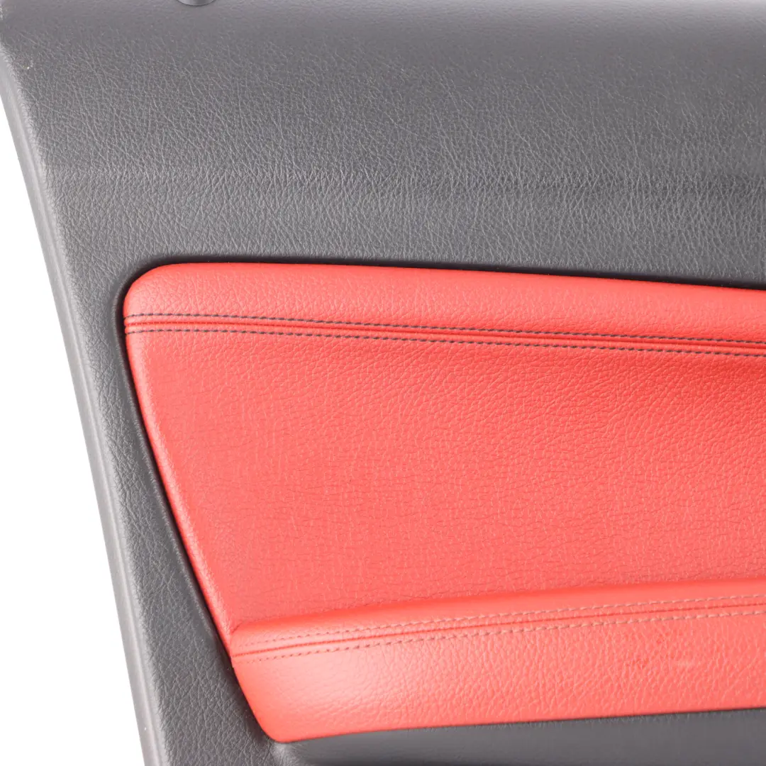 BMW F20 Door Card Front Left N/S Door Lining Panel Leather Black Red - SKU 7282817 - Part number 7282817
