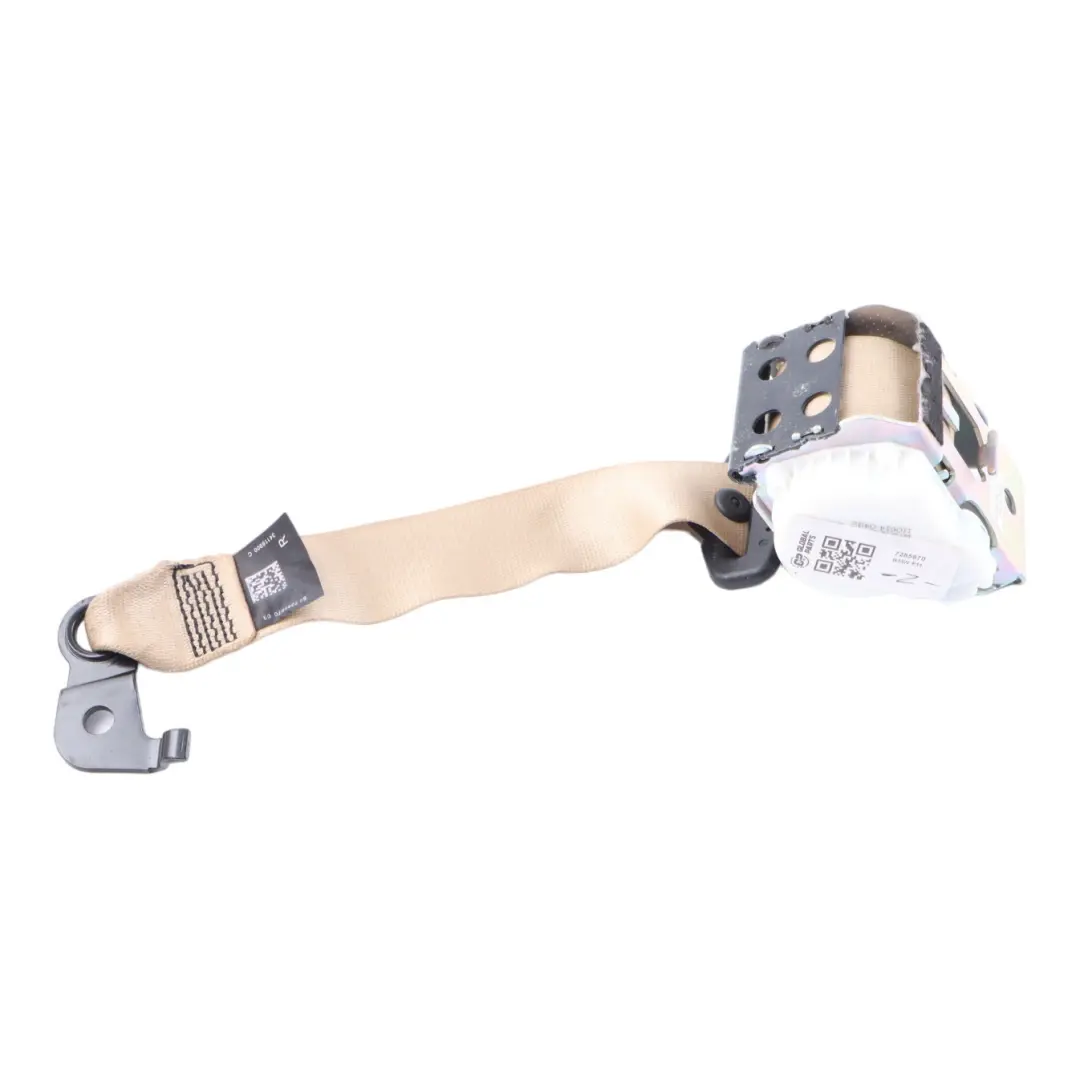 superior trasero derecho Cinturón seguridad Veneto Beige para BMW F11 con número de pieza 7285870 BMW F11 superior trasero derecho Cinturón seguridad Veneto Beige - SKU 7285870 - Número de pieza 7285870