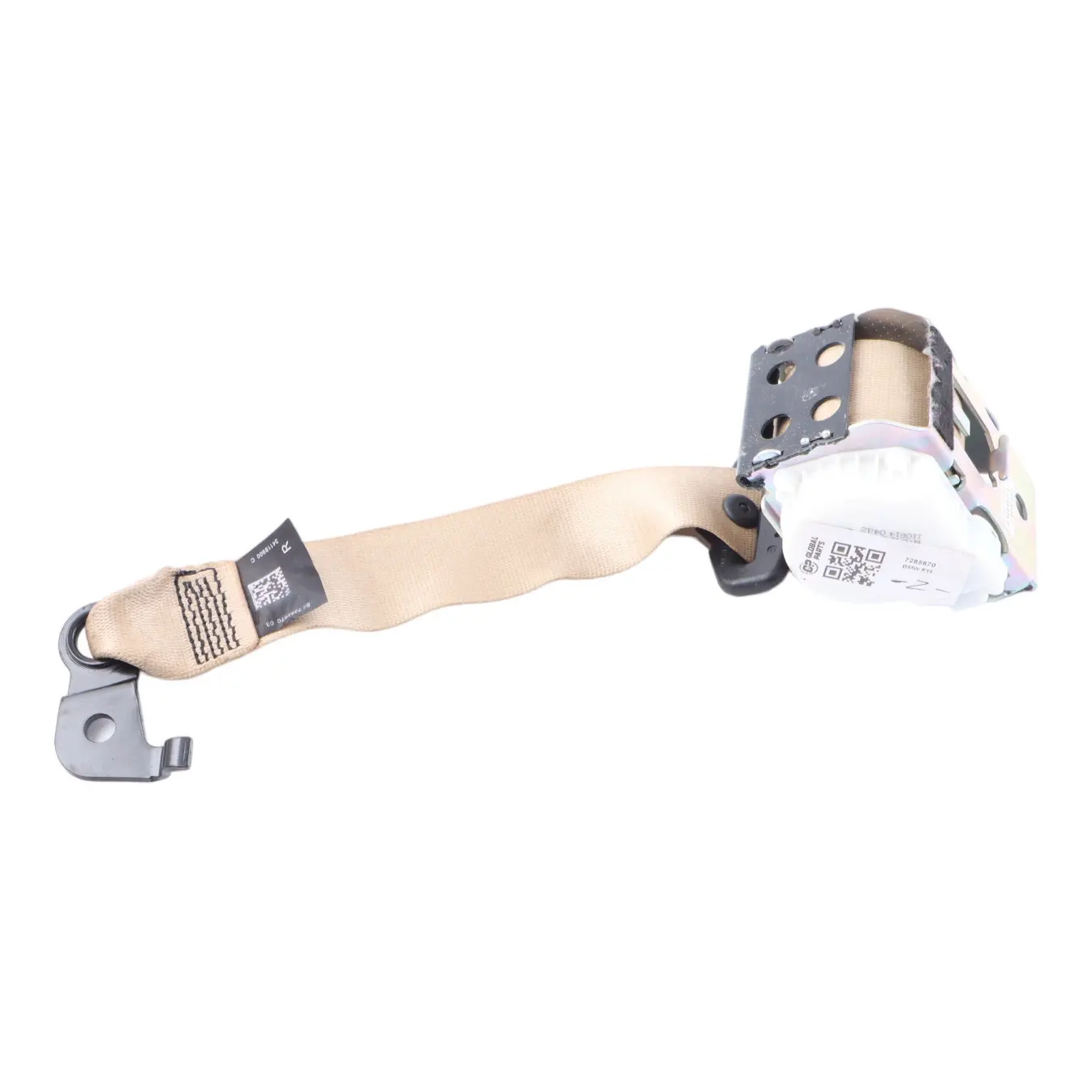 BMW F11 superior trasero derecho Cinturón seguridad Veneto Beige 7285870