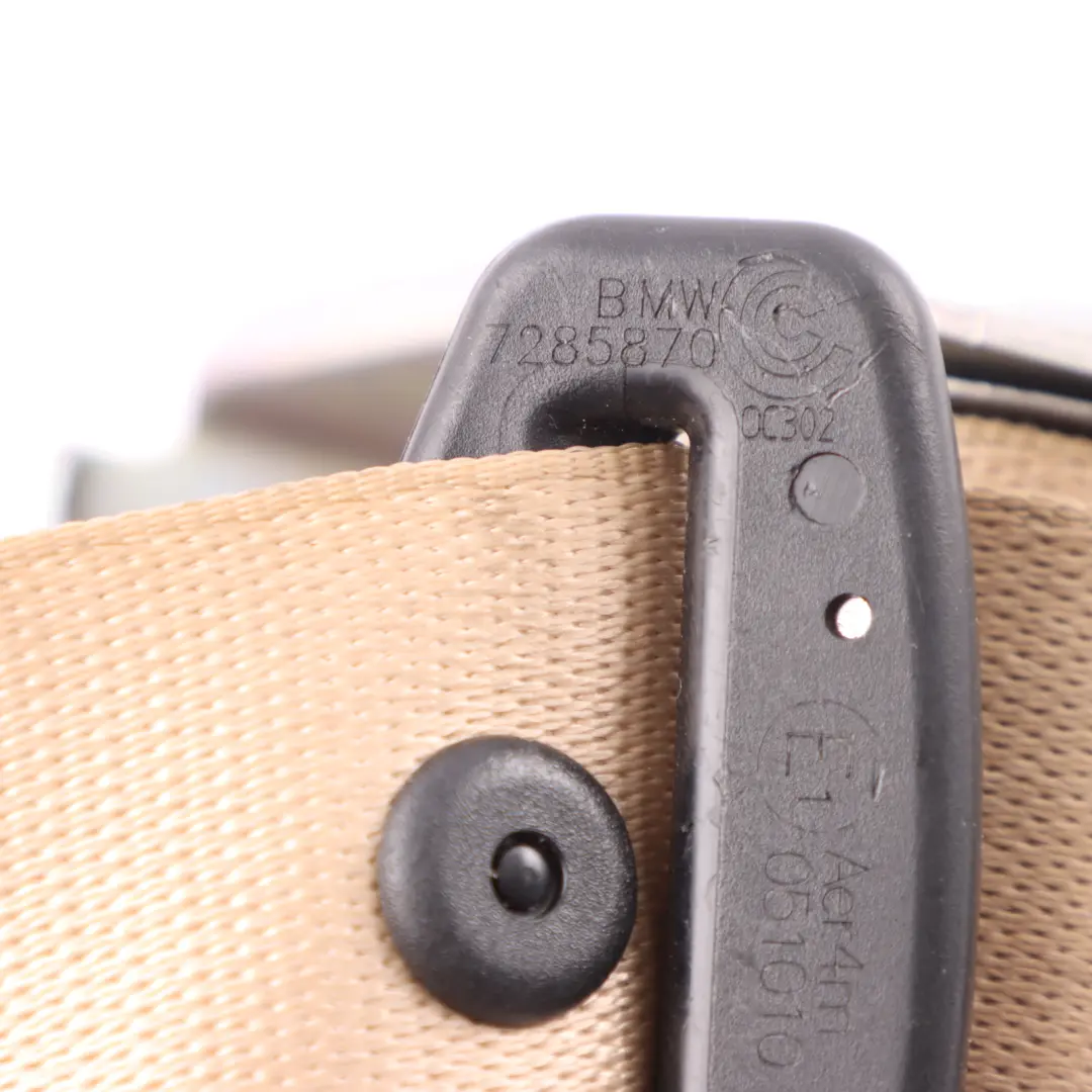 BMW F11 supérieure Ceinture sécurité arrière droite Veneto Beige - SKU 7285870 - Numéro de pièce 7285870