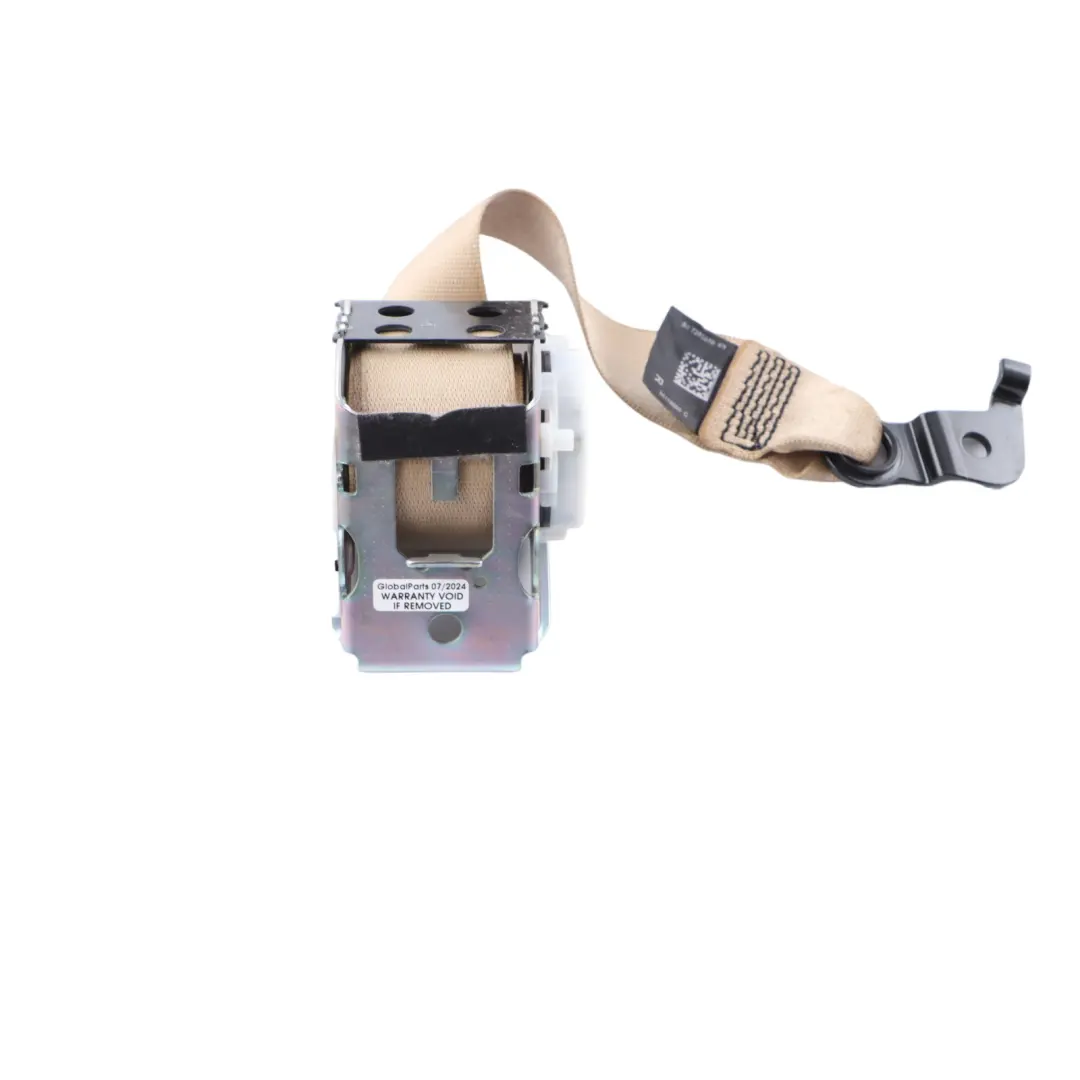 BMW F11 Upper Seat Belt Rear Right O/S Seatbelt Veneto Beige - SKU 7285870 - Part number 7285870