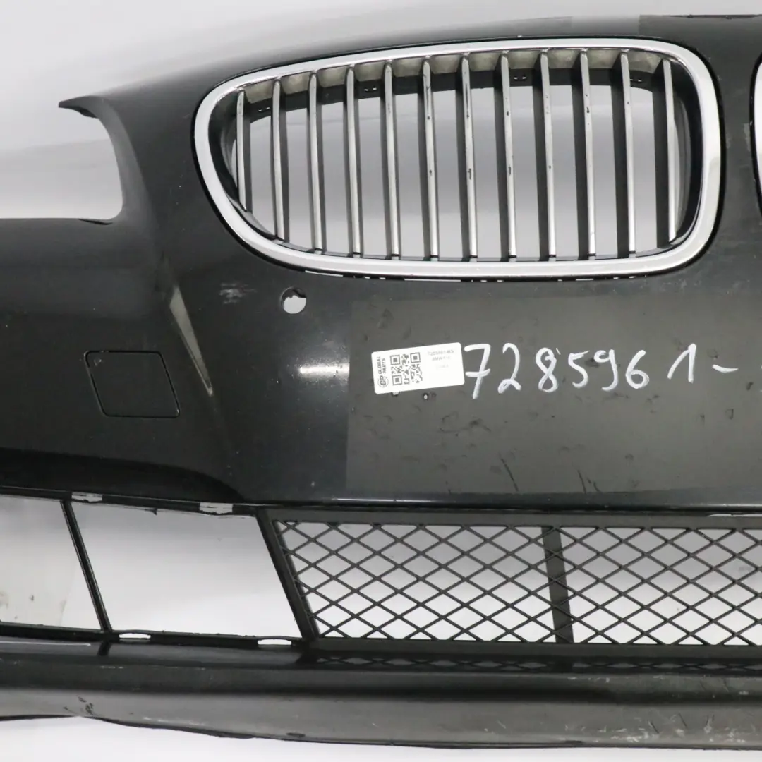 Front Bumper Trim Panel Black Sapphire Metallic - 475 to BMW F10 with Part number 7285961 BMW F10 Front Bumper Trim Panel Black Sapphire Metallic - 475 - SKU 7285961-BS - Part number 7285961