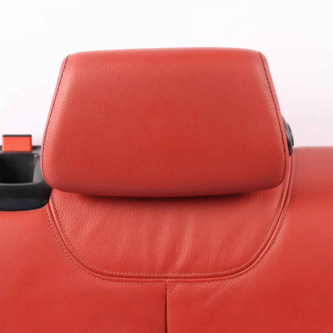 Backrest Right O/S Bench Cover F21 Leather Dakota Coral Red to BMW F20 Rear Seat with Part number 7292620 BMW F20 Rear Seat Backrest Right O/S Bench Cover F21 Leather Dakota Coral Red - SKU 7292620 - Part number 7292620