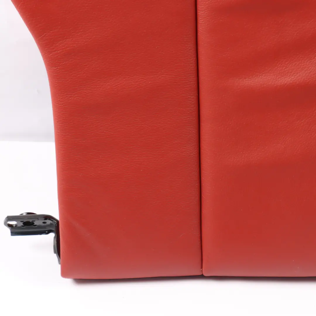Backrest Right O/S Bench Cover F21 Leather Dakota Coral Red to BMW F20 Rear Seat with Part number 7292620 BMW F20 Rear Seat Backrest Right O/S Bench Cover F21 Leather Dakota Coral Red - SKU 7292620 - Part number 7292620