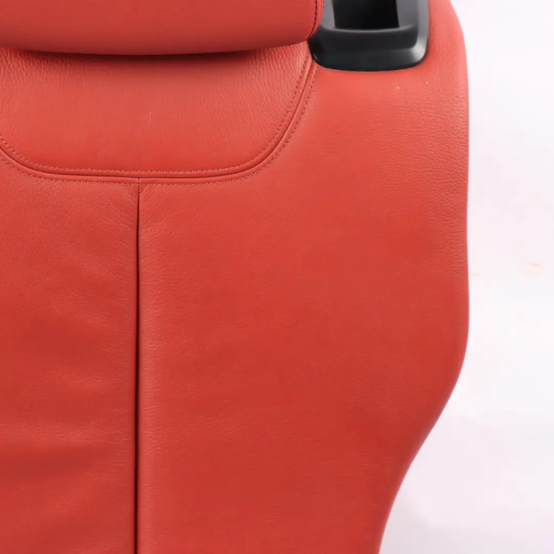 BMW F20 F21 Rear Seat Backrest Left N/S Bench Cover Leather Dakota Coral Red - SKU 7292627-1 - Part number 7292627
