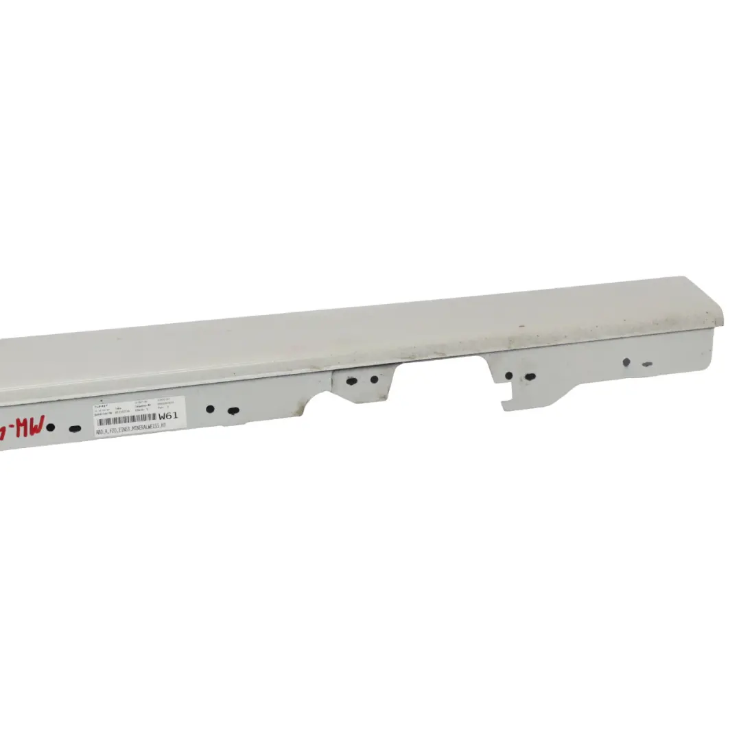 BMW F20 Sill Strip Faldón Lateral Derecho Mineralweiss Blanco Mineral A96 - SKU 7293554-MW - Número de pieza 7293554