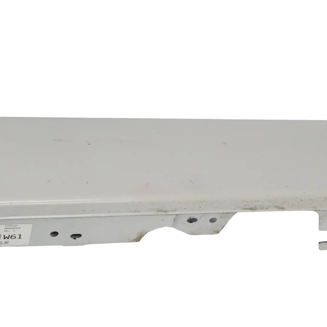 Striscia davanzale Gonna laterale destra Mineralweiss Mineral White A96 per BMW F20 con numero di parte 7293554 BMW F20 Striscia davanzale Gonna laterale destra Mineralweiss Mineral White A96 - SKU 7293554-MW - Numero di parte 7293554