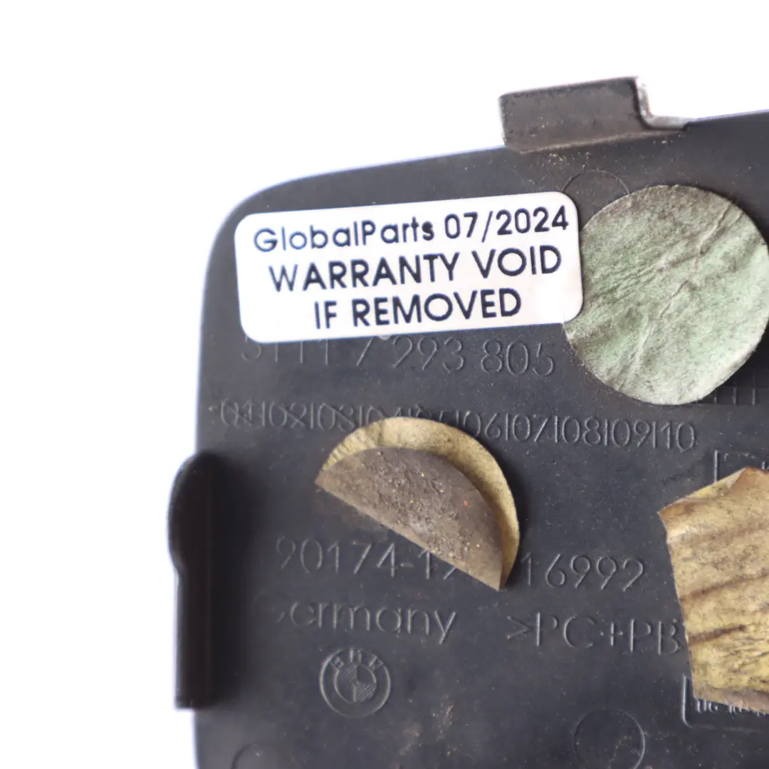 Front Bumper Cover Flap Towing Eye Trim Panel Mineral Grey - B39 to BMW F34 GT with Part number 7293805 BMW F34 GT Front Bumper Cover Flap Towing Eye Trim Panel Mineral Grey - B39 - SKU 7293805-MG - Part number 7293805