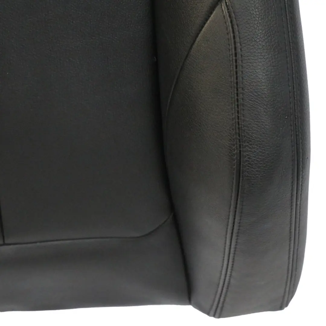 BMW F20 F30 Backrest Cover Front Right Sport Seat O/S Black Leather Dakota - SKU 7295140-4 - Part number 7295140