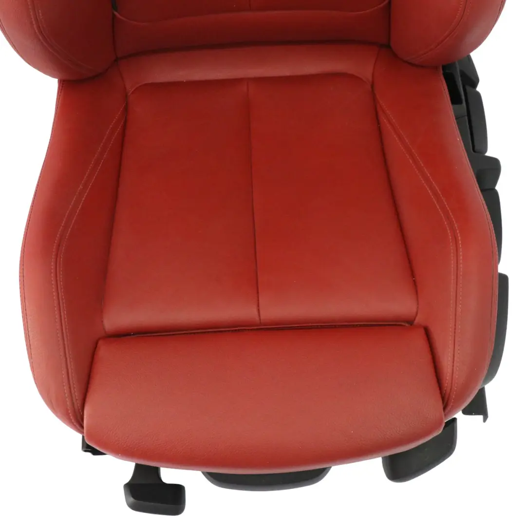 Fotel Lewy Przód Sport Podgrzewany Skóra Korall-Rot Czerwony do BMW F30 o numerze 7295147 BMW F30 Fotel Lewy Przód Sport Podgrzewany Skóra Korall-Rot Czerwony - SKU 7295147-3 - Numer Części 7295147