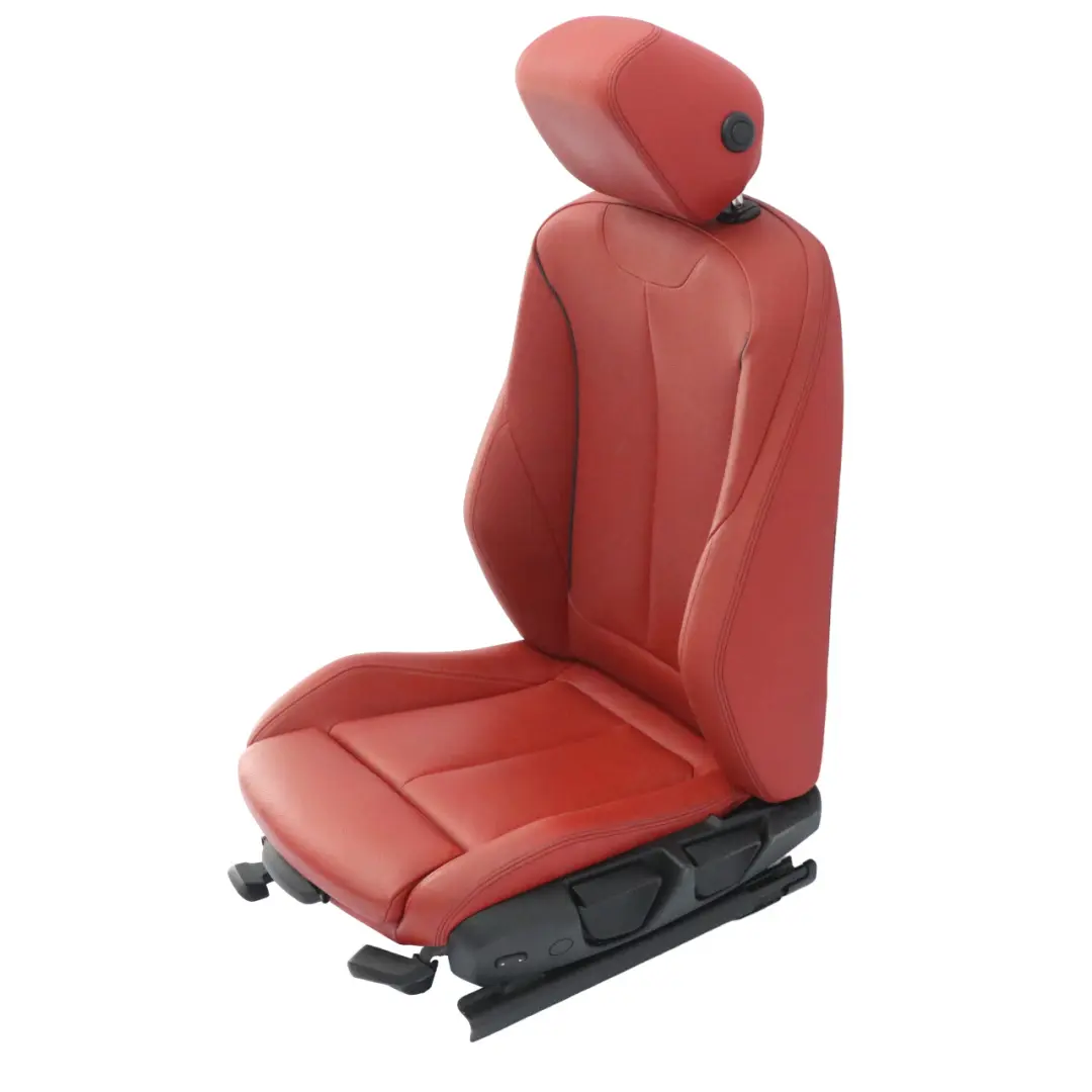  Asiento Delantero BMW F30 M Sport Calefactable Cuero Korall-Rot Rojo Izquierdo - SKU 7295147-3 - Número de pieza 7295147