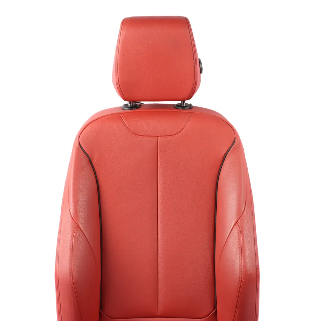 BMW F30 Sedile Anteriore Sinistro M Sport Riscaldato In Pelle Korall Rot Rosso - SKU 7295147-4 - Numero di parte 7295147
