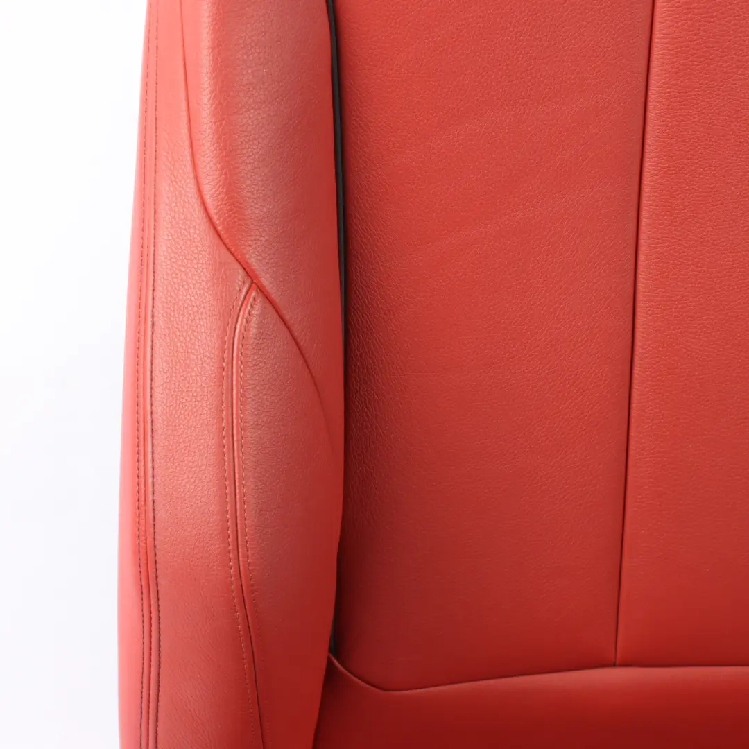 BMW F30 Sedile Anteriore Sinistro M Sport Riscaldato In Pelle Korall Rot Rosso - SKU 7295147-4 - Numero di parte 7295147