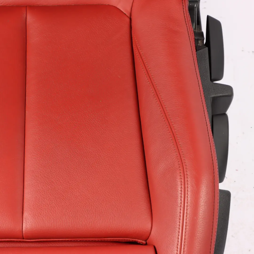BMW F30 Sedile Anteriore Sinistro M Sport Riscaldato In Pelle Korall Rot Rosso - SKU 7295147-4 - Numero di parte 7295147