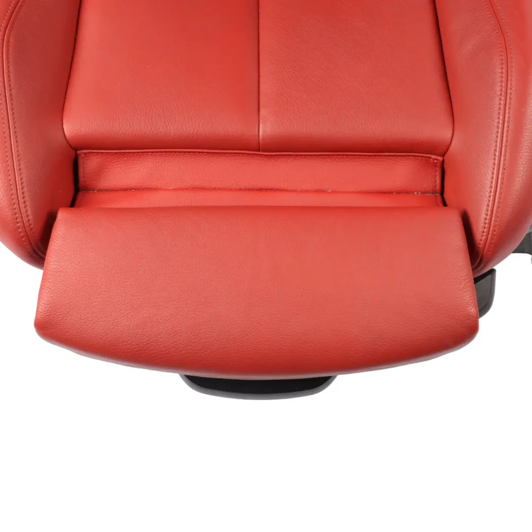 BMW F30 Sedile Anteriore Sinistro M Sport Riscaldato In Pelle Korall Rot Rosso - SKU 7295147-4 - Numero di parte 7295147