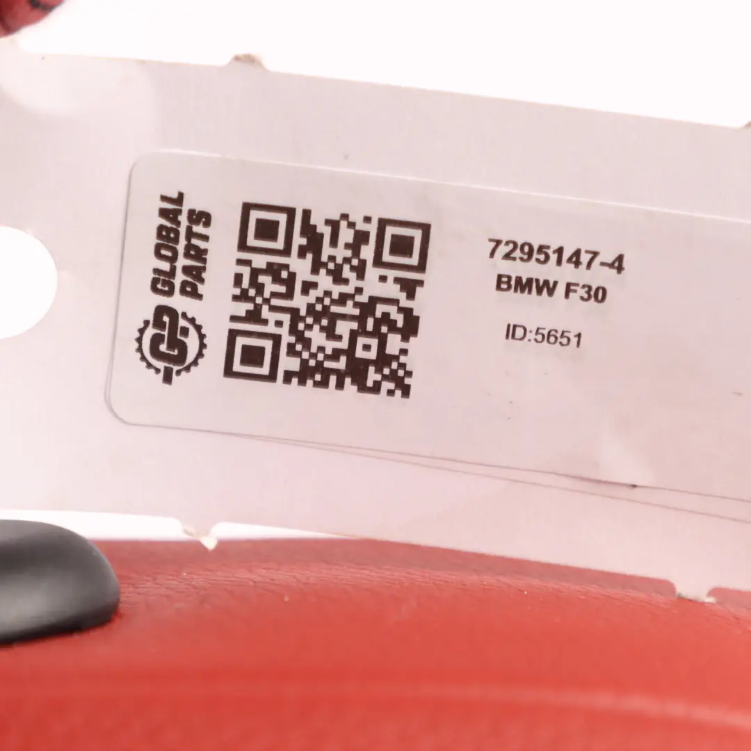 BMW F30 Front Seat Left N/S M Sport Heated Leather Korall Rot Red - SKU 7295147-4 - Part number 7295147