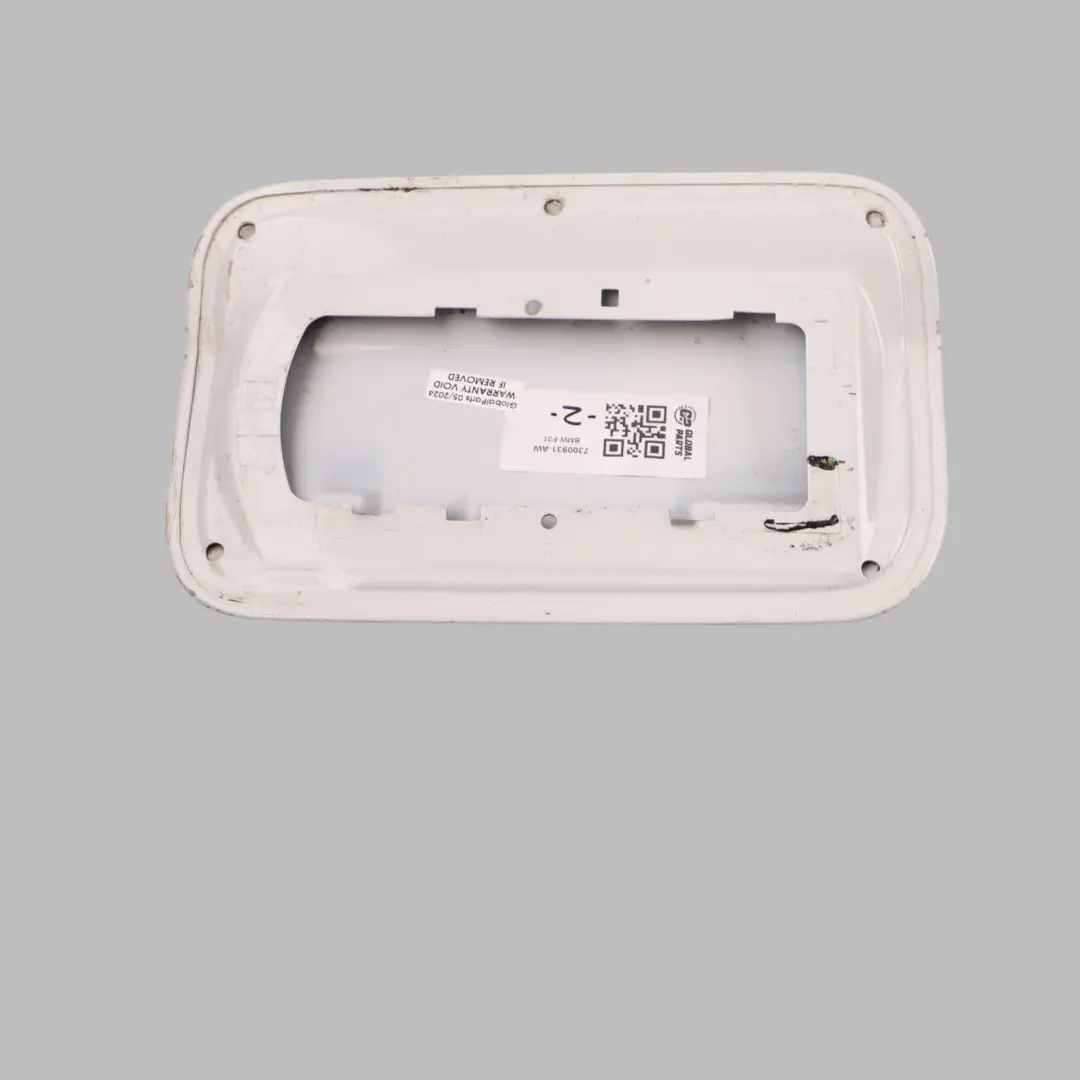 Kraftstofftankabdeckung Einfüllklappe Abdeckung Trim White 300 für BMW F31 mit Teilenummer 7300931 BMW F31 Kraftstofftankabdeckung Einfüllklappe Abdeckung Trim White 300 - SKU 7300931-AW - Teilenummer 7300931