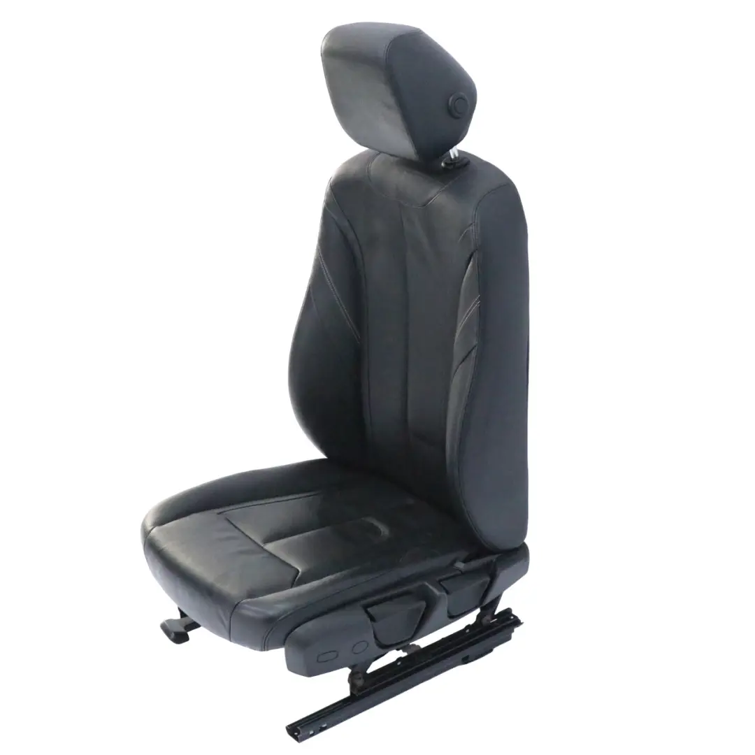 BMW F30 Asiento Delantero Izquierdo Cuero Dakota Negro Costura Exclusiva - SKU 7303719-3 - Número de pieza 7303719