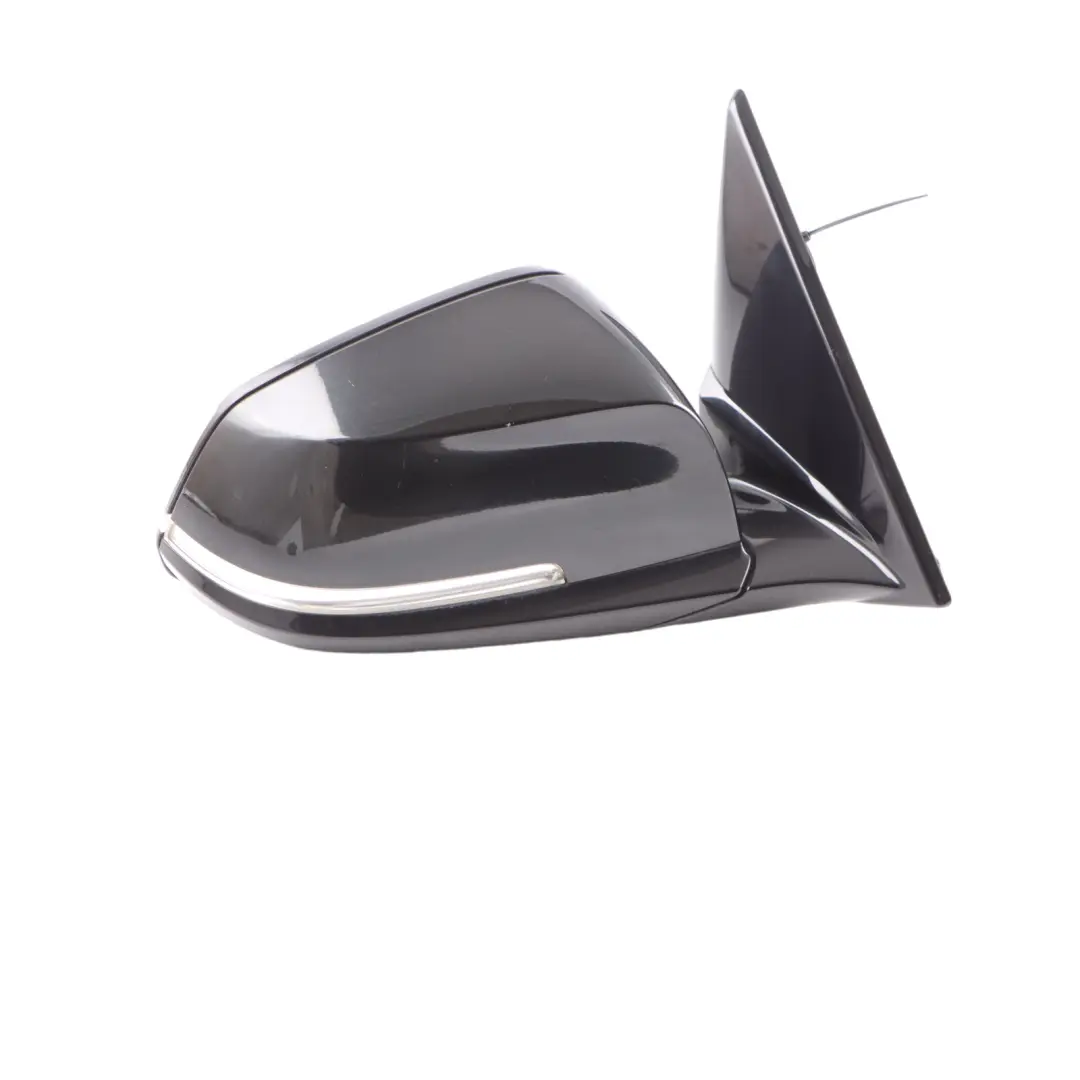  Door Wing Mirror BMW X1 E84 Right O/S Heated Shadow Line Black Sapphire - 475 - SKU 7307224-BS - Part number 7307224