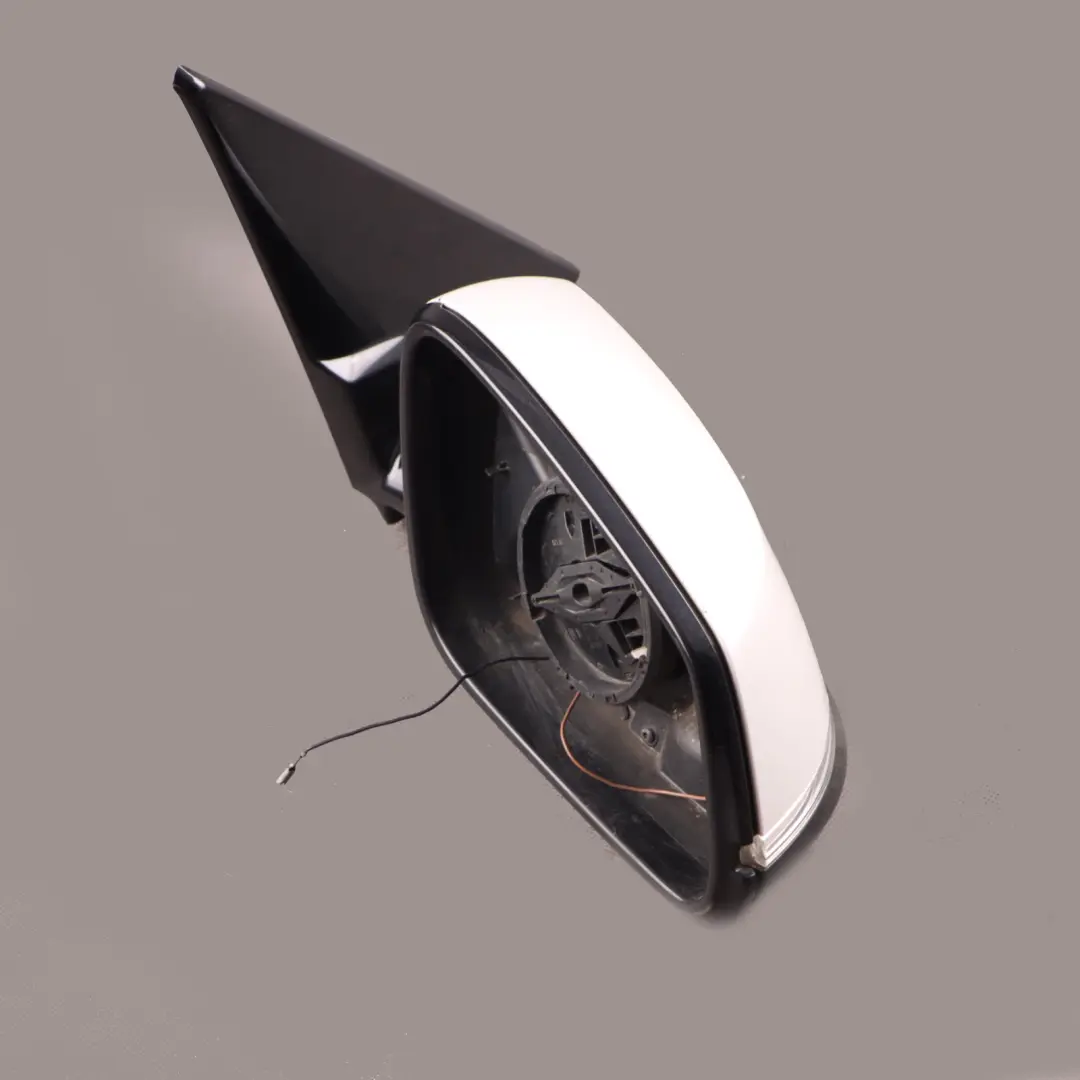 Wing Mirror Heated Door Right O/S 6 Pins Mineral White - A96 to BMW X1 E84 with Part number 7307224 BMW X1 E84 Wing Mirror Heated Door Right O/S 6 Pins Mineral White - A96 - SKU 7307224-MW - Part number 7307224