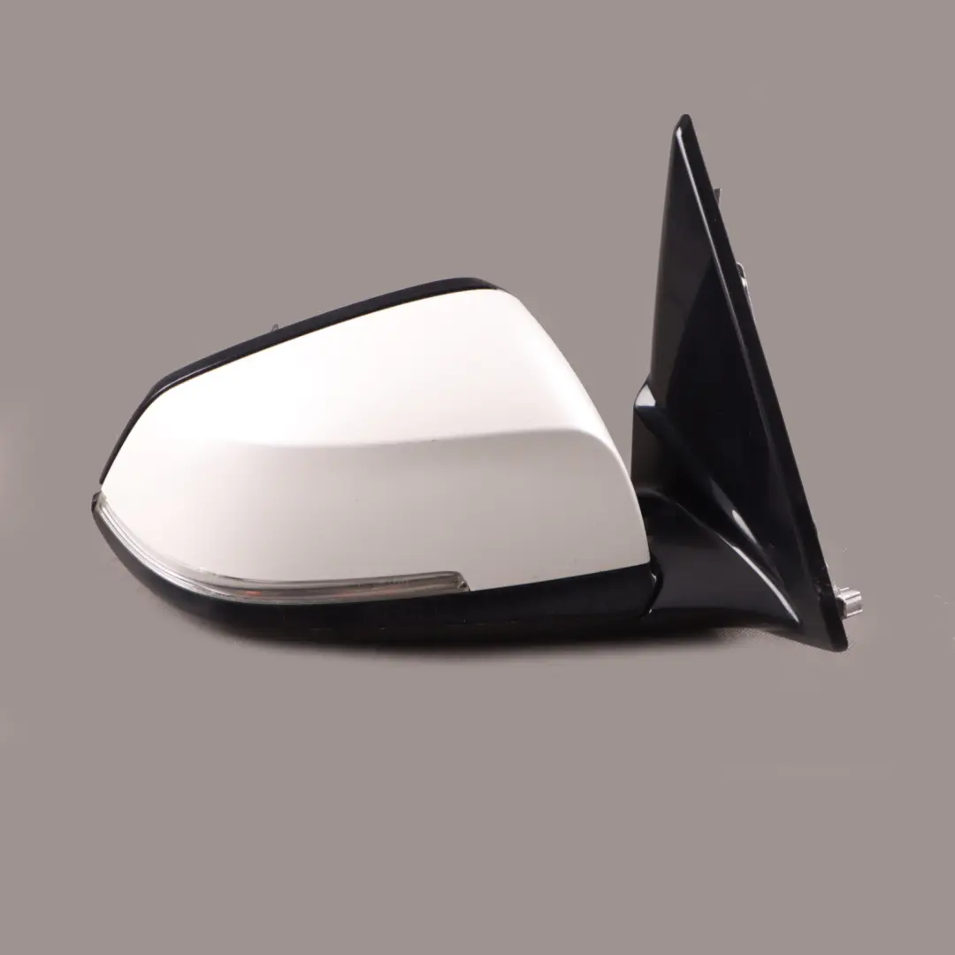 Wing Mirror Heated Door Right O/S 6 Pins Mineral White - A96 to BMW X1 E84 with Part number 7307224 BMW X1 E84 Wing Mirror Heated Door Right O/S 6 Pins Mineral White - A96 - SKU 7307224-MW - Part number 7307224