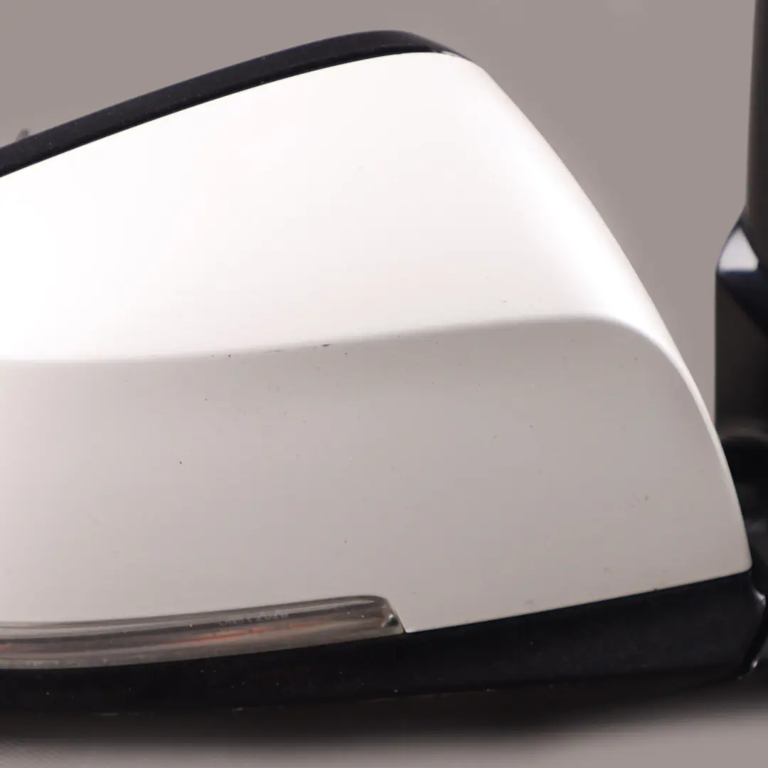 Wing Mirror Heated Door Right O/S 6 Pins Mineral White - A96 to BMW X1 E84 with Part number 7307224 BMW X1 E84 Wing Mirror Heated Door Right O/S 6 Pins Mineral White - A96 - SKU 7307224-MW - Part number 7307224