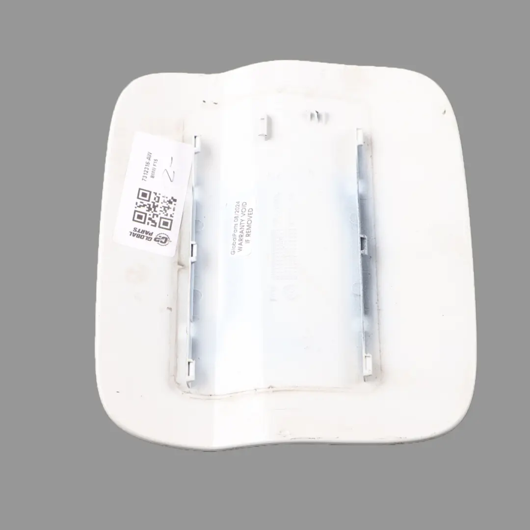 BMW X5 F15 Fill Flap Fuel Filler Cover Panel Cap Alpinweiss Alpine 300 - SKU 7312316-AW - Part number 7312316