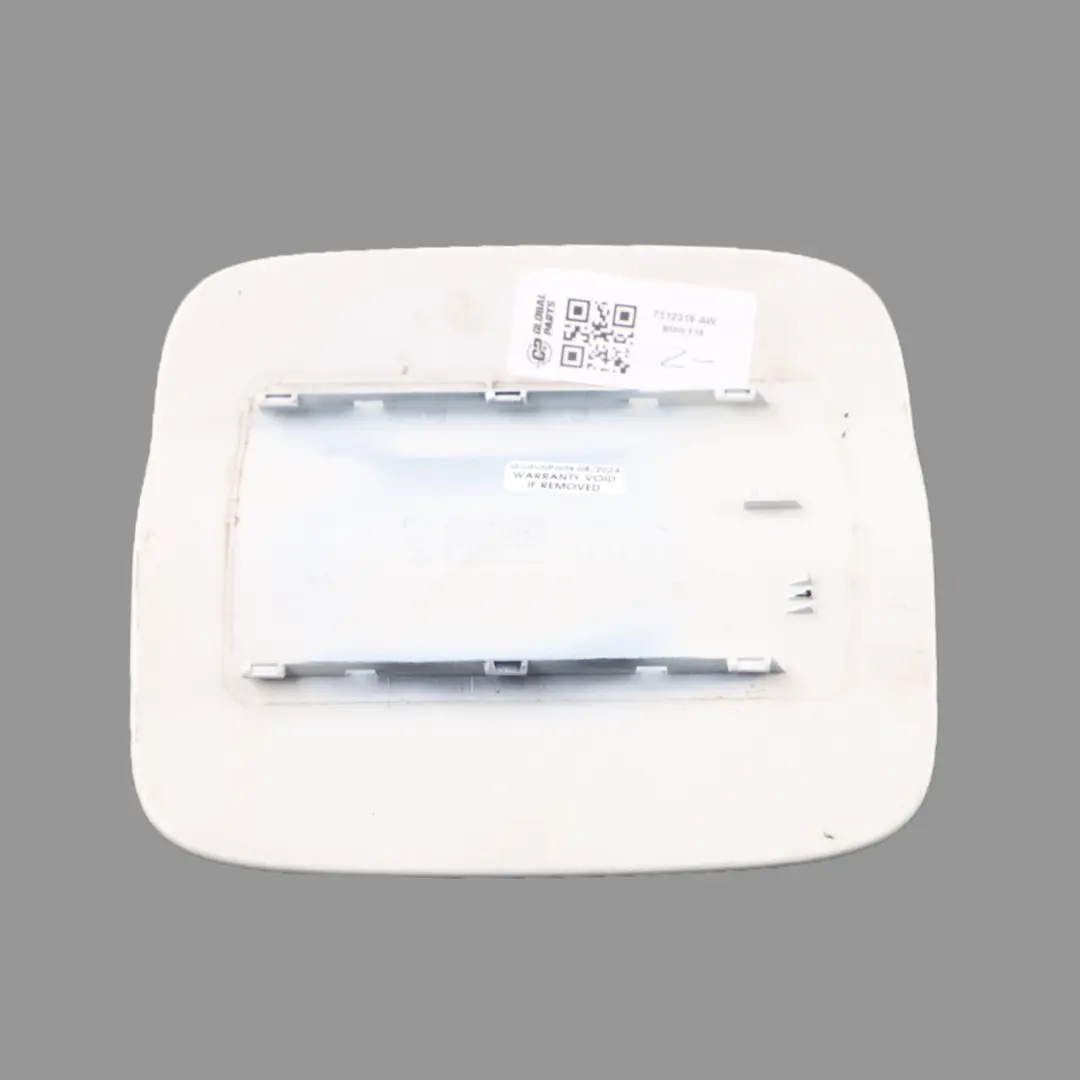 BMW X5 F15 Fill Flap Fuel Filler Cover Panel Cap Alpinweiss Alpine 300 - SKU 7312316-AW - Part number 7312316