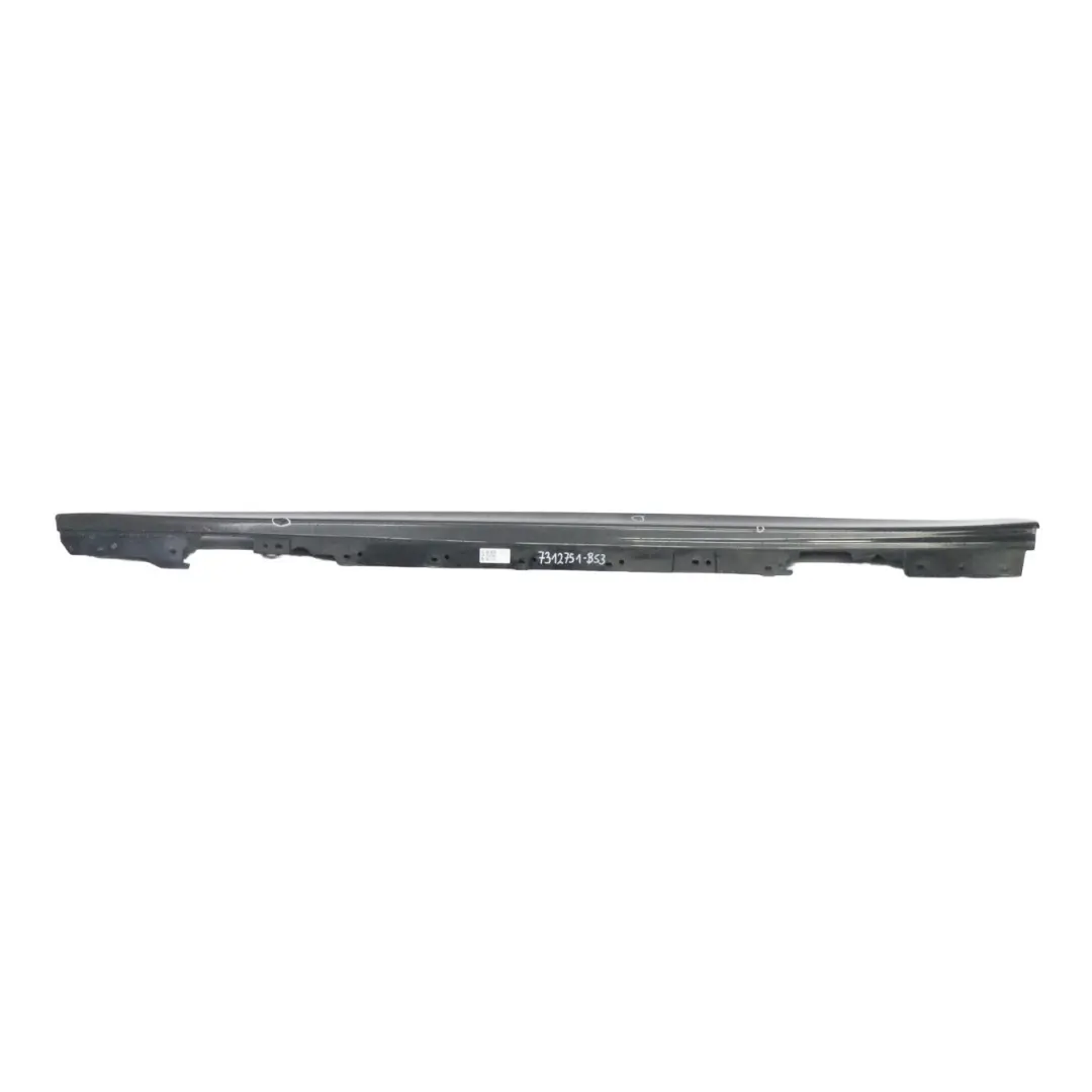BMW F30 F31 Bas de caisse latéral gauche Noir Saphir Métallisé - 475 - SKU 7312751-BS3 - Numéro de pièce 7312751