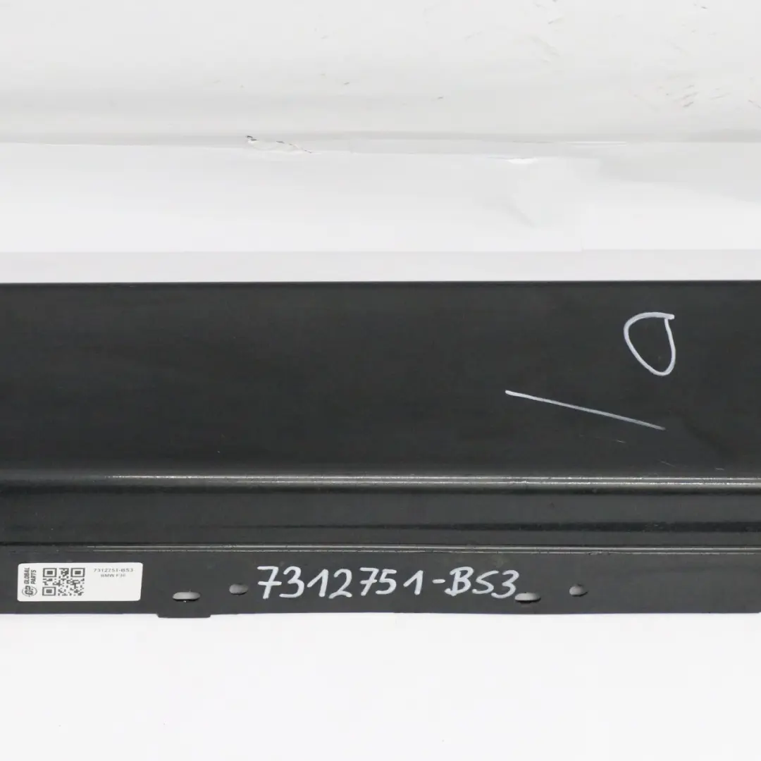 Side Skirt Sill Strip Cover Left N/S Black Sapphire Metallic - 475 to BMW F30 F31 with Part number 7312751 BMW F30 F31 Side Skirt Sill Strip Cover Left N/S Black Sapphire Metallic - 475 - SKU 7312751-BS3 - Part number 7312751