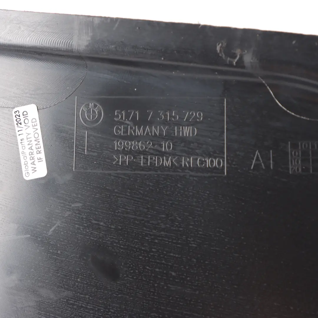 BMW G20 Front Wheel Arch Cover Wing Trim Front Section Left N/S Fender - SKU 7315729 - Part number 7315729